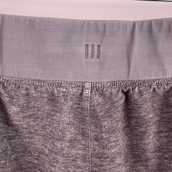Lululemon Lined Training Shorts Gray Yellow Zip Mesh Pockets Men’s Large Workout - Picture 11 of 16